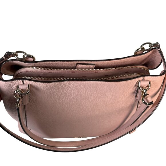 Kate Spade Jackson Leather Pink Triple Compartment Shoulder Bag - Picture 15 of 16